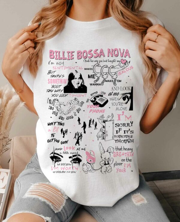 Billie Eilish Billie Bossa Nova Lyric Shirt