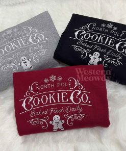 North Pole Cookie Co Embroidered Crewneck