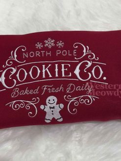North Pole Cookie Co Embroidered Crewneck