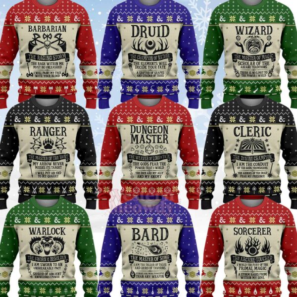 Dungeons & Dragons DnD Ugly Sweatshirt