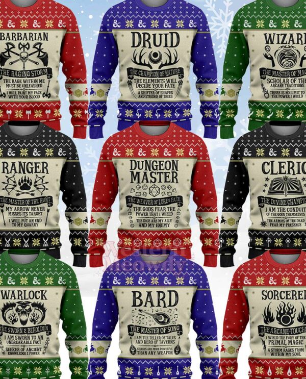 Dungeons & Dragons DnD Ugly Sweatshirt