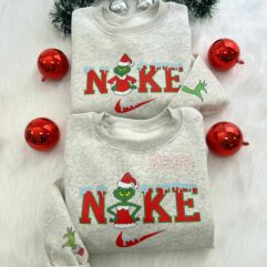 Mr.Grinch And Mrs.Grinch Christmas 2D Sweatshirt