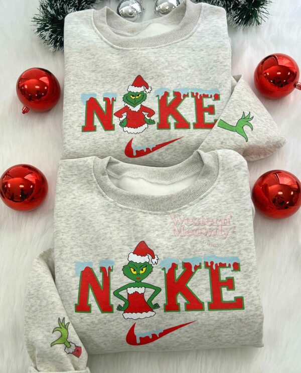 Mr.Grinch And Mrs.Grinch Christmas 2D Sweatshirt