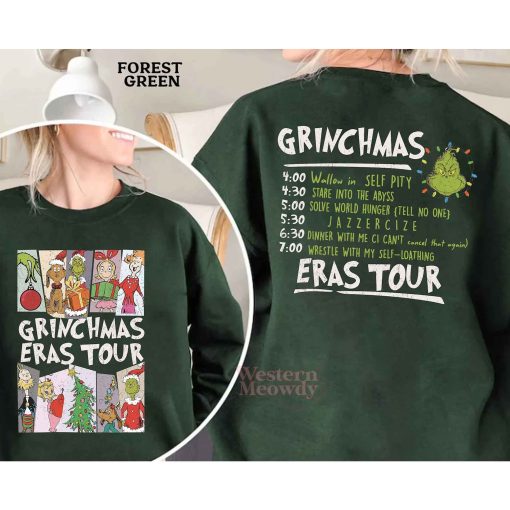 Grinchmas Eras Tour Today I’m Booked Sweatshirt