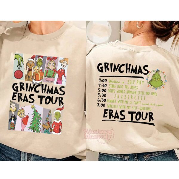 Grinchmas Eras Tour Today I’m Booked Sweatshirt