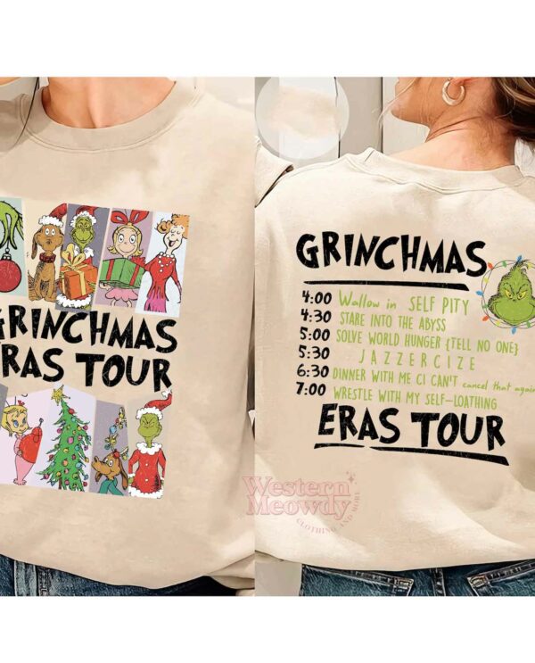 Grinchmas Eras Tour Today I’m Booked Sweatshirt