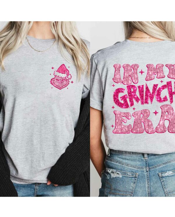 Grinch Bling Sequin Christmas Sweatshirt