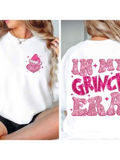 Grinch Bling Sequin Christmas Sweatshirt