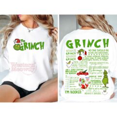 The Grinch Full Day Schedule Sweatshirt The Grinch Full Day Schedule Sweatshirt