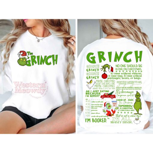 The Grinch Full Day Schedule Sweatshirt