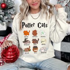 Harry Potter Cats Halloween Shirt Harry Potter Cats Halloween Shirt