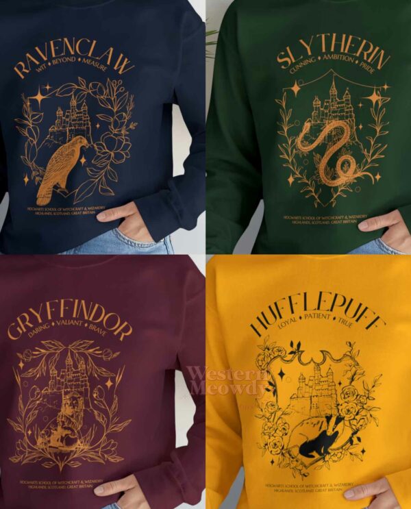 Vintage 90s Hogwarts House Harry Potter Sweatshirt