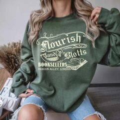 Flourish And Blotts Harry Potter Sweatshirt Flourish And Blotts Harry Potter Sweatshirt