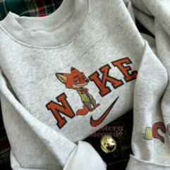 Judy Hopps And Nick Wilde Faux-Embroidered Sweatshirt
