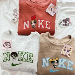 Powerpuff Girl Faux-Embroidered Sweatshirt