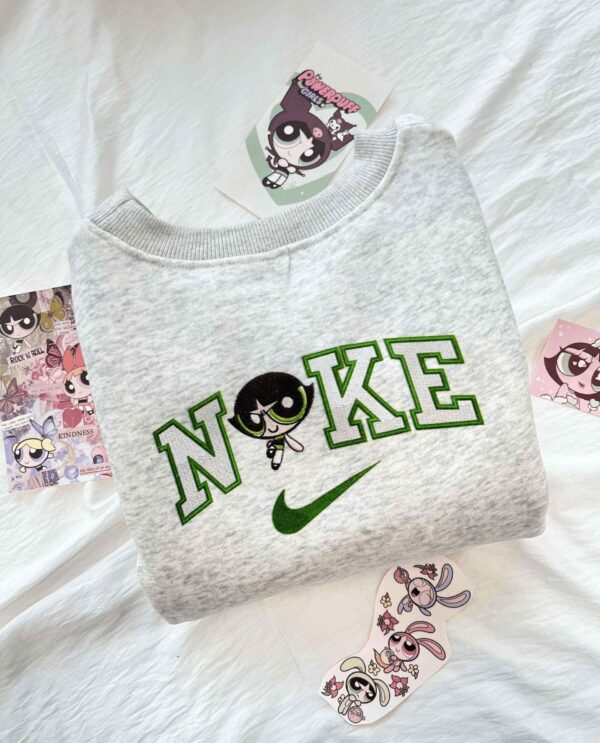 Powerpuff Girl Faux-Embroidered Sweatshirt