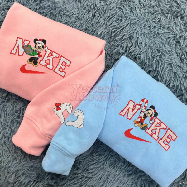 Mickey and Minnie Couple Christmas Cookie Sweatshirt