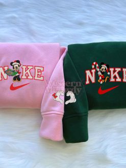 Mickey and Minnie Couple Christmas Cookie Sweatshirt