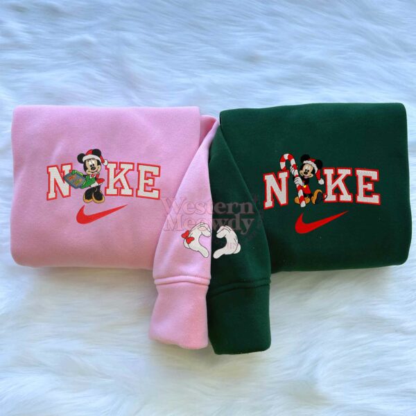 Mickey and Minnie Couple Christmas Cookie Sweatshirt