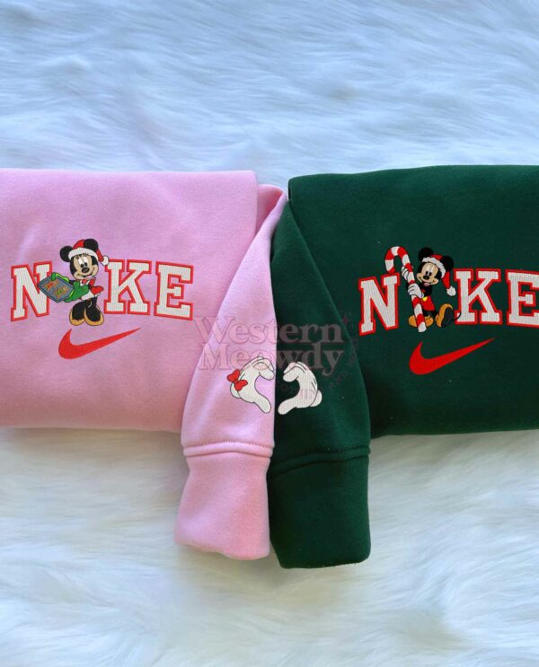 Mickey and Minnie Couple Christmas Cookie Sweatshirt