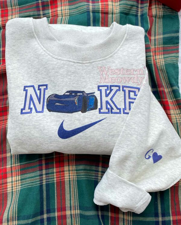 McQueen Sally Mater Friends Ver2 Faux-Embroidered Sweatshirt