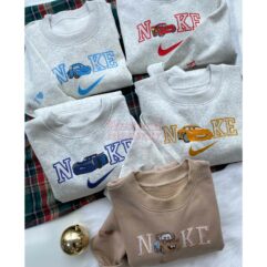 McQueen Sally Mater Friends Ver2 Faux-Embroidered Sweatshirt