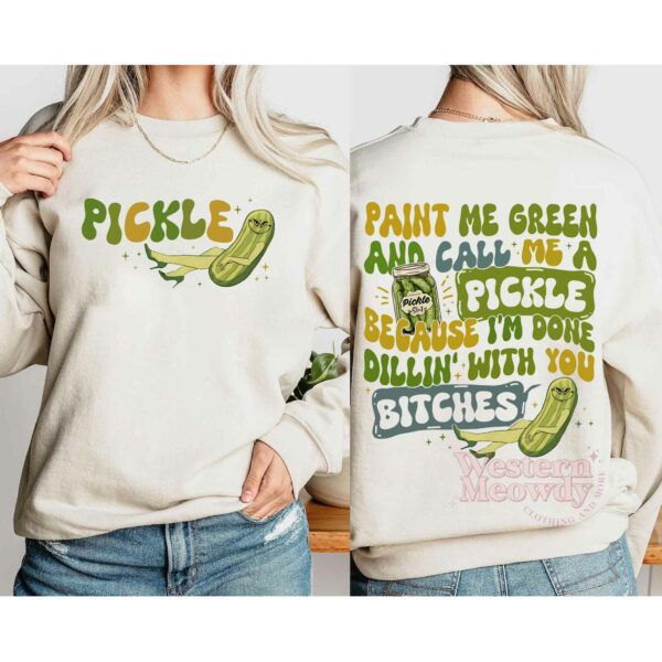 Grinch Pickle Christmas Sweatshirt