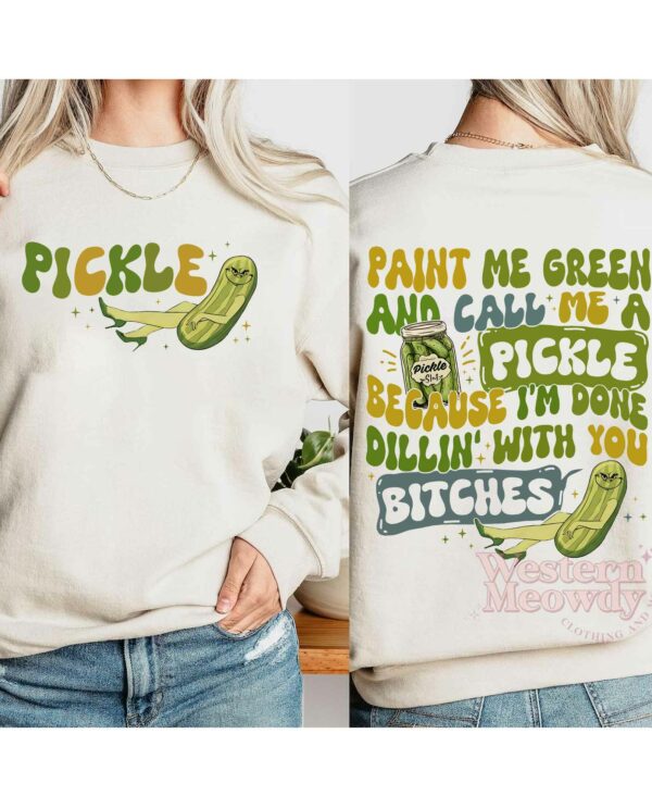 Grinch Pickle Christmas Sweatshirt