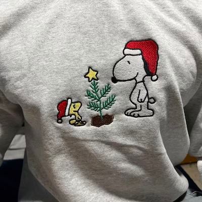 Snoopy and Woodstock Peanuts Charlie Brown Christmas Sweater photo review