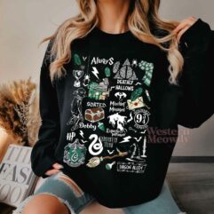 Slytherin House And Dobby Sweatshirt
