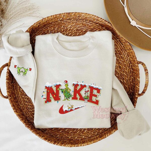 Christmas Grinch Stolen Christmas Tree Sweatshirt