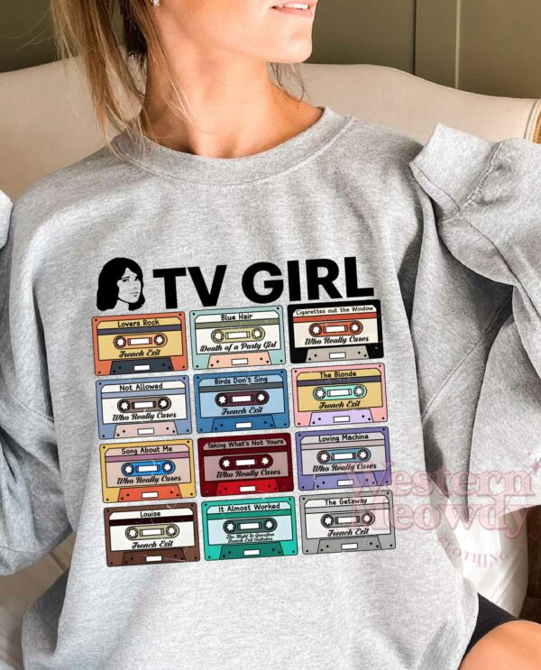 TV Girl Cassette Tapes with Song Names Shirt