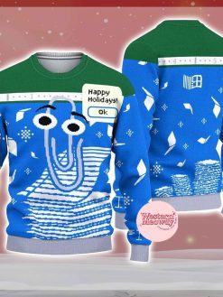 Clippy Ugly All Over 3D Print Ugly Sweatshirt