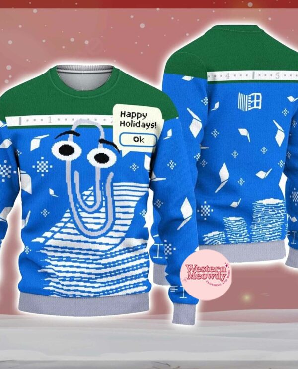 Clippy Ugly All Over 3D Print Ugly Sweatshirt