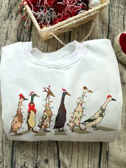 Christmas Santa Duck Christmas Sweatshirt