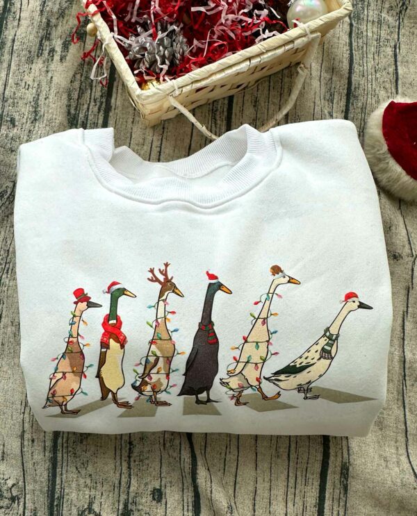 Christmas Santa Duck Christmas Sweatshirt