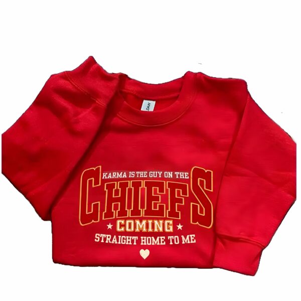 Karma is a Guy on the Chiefs Sweatshirt