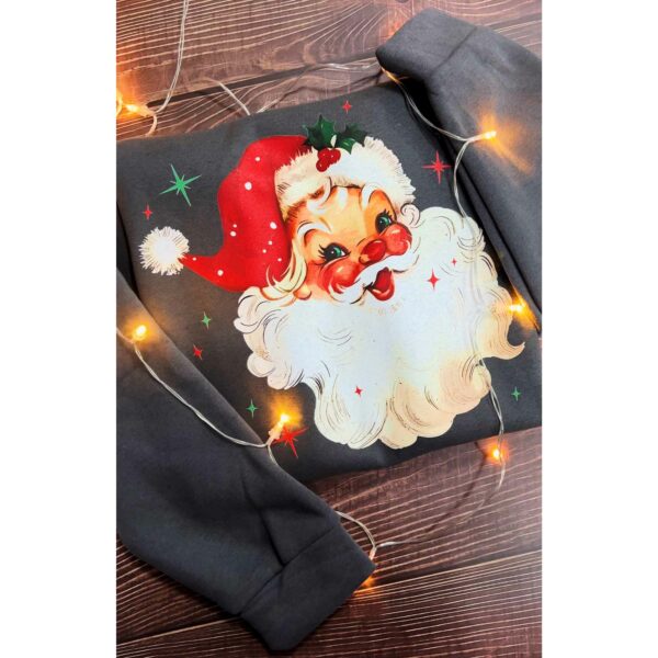 Retro Red Santa Christmas Sweatshirt