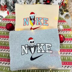 Sally And Jack Nightmare Before Christmas Couple Sweatshirt