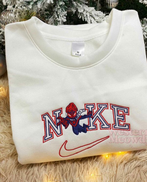 Spider Man And Gwen Embroidered Sweatshirt