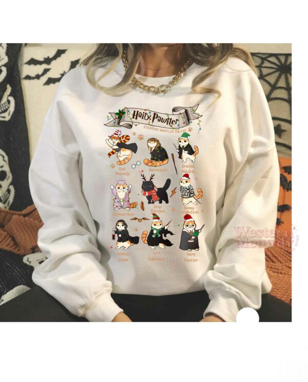 Harry Potter Cat Christmas Sweatshirt