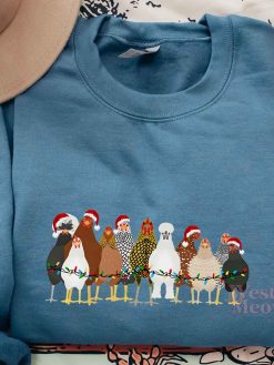 KID SIZE Cute Chicken Farm Animals Christmas Sweatshirt