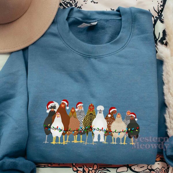 KID SIZE Cute Chicken Farm Animals Christmas Sweatshirt