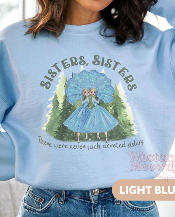 Haynes Sisters Two Síter White Christmas Movie Sweatshirt
