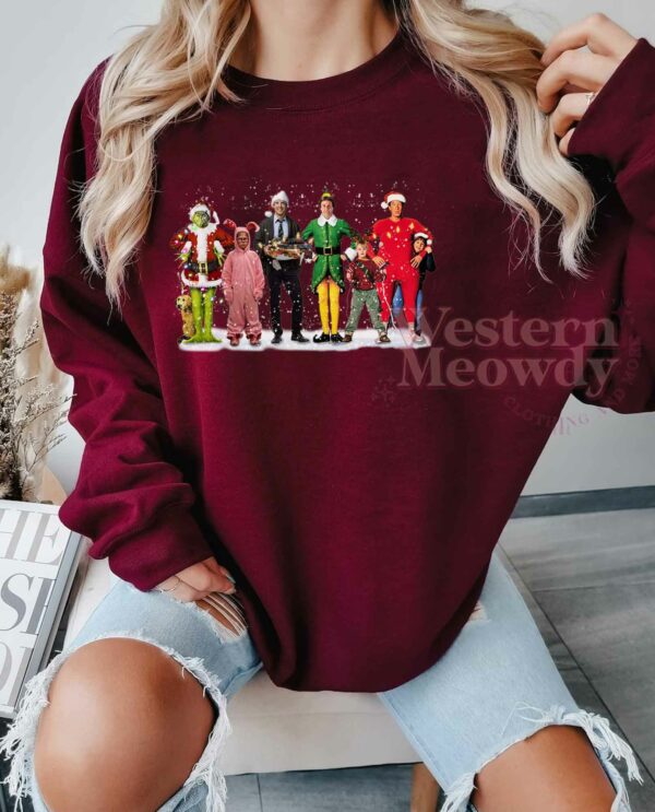 Friends Christmas Movie Characters ver2 Sweatshirt
