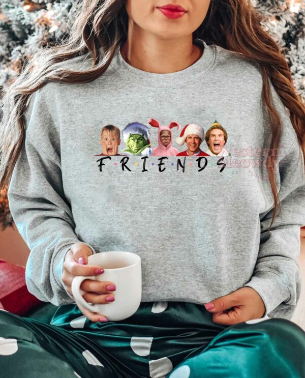 Friends Christmas Movie Characters ver3 Sweatshirt