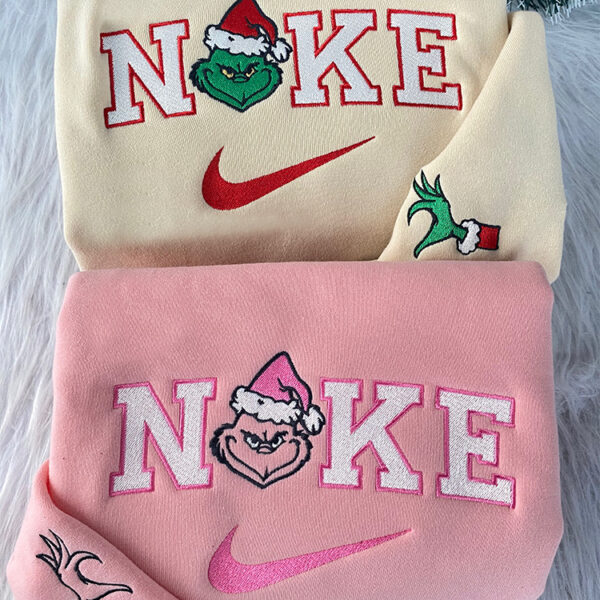 Grinch Christmas Couple Sweatshirt
