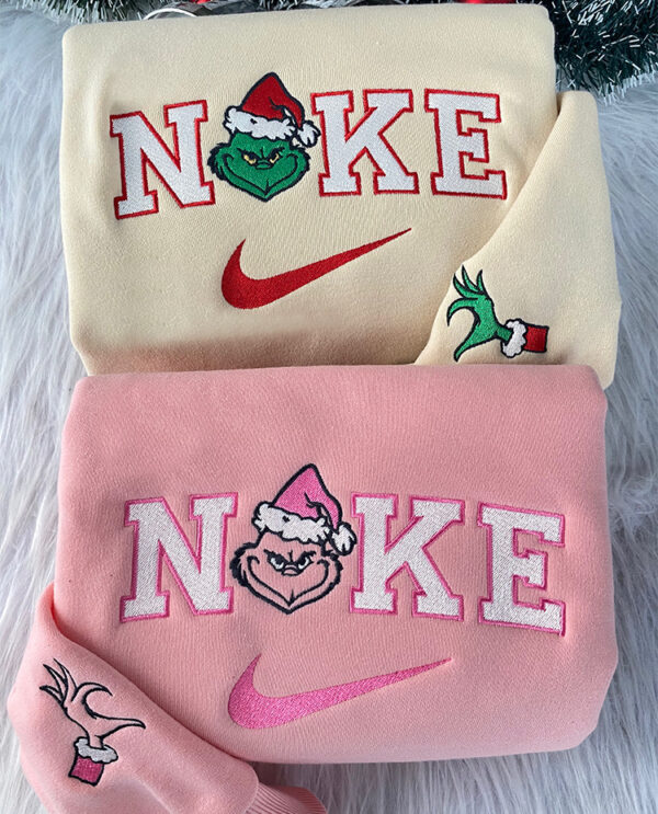 Grinch Christmas Couple Sweatshirt