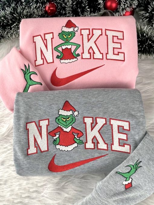 Grinch Christmas Couple Sweatshirt