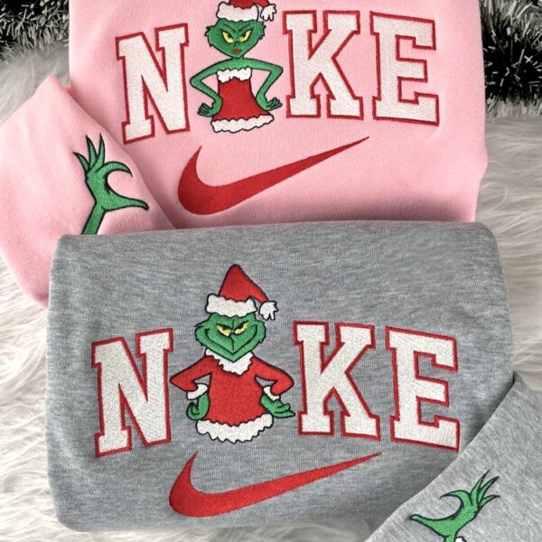 Grinch Christmas Couple Sweatshirt